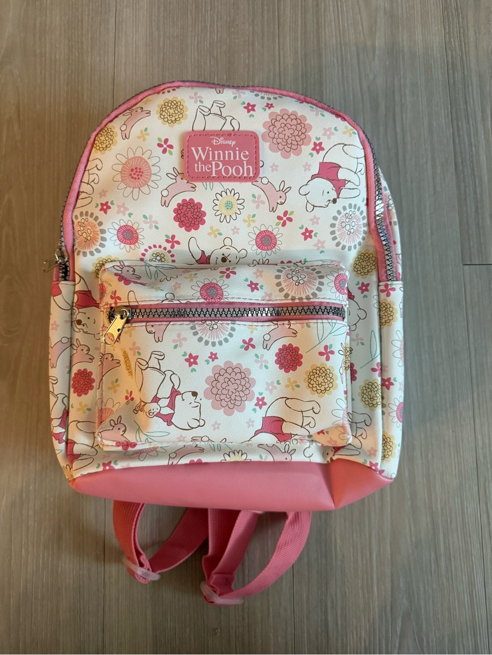 Disney Winnie the Pooh Pink Floral Kids Backpack